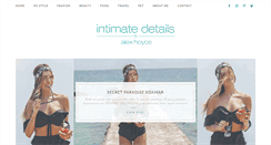 Desktop Screenshot of intimatedetails.co