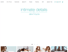 Tablet Screenshot of intimatedetails.co